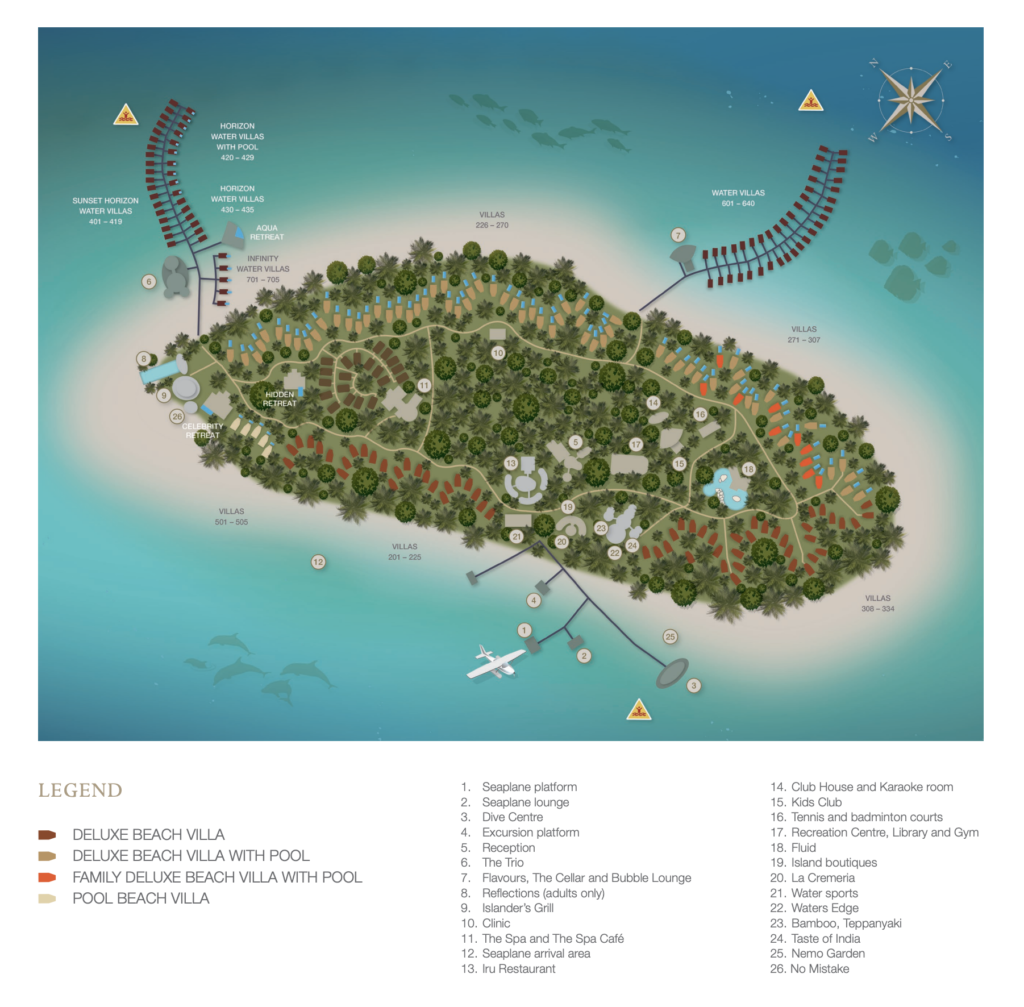 plan villas sun siyam Iru Fushi Maldives