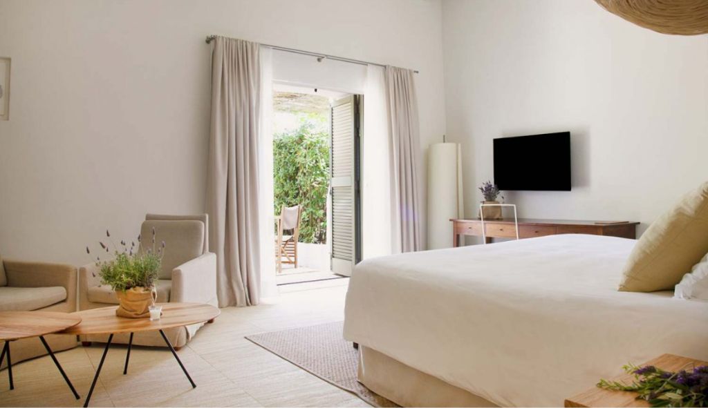 hotel de luxe minorque bord de mer - chambre supérieure