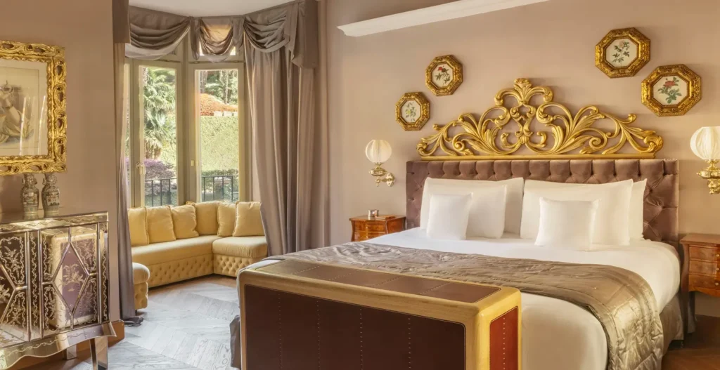 Junior Suite vue lac au Grand Hotel Tremezzo, voyage luxe en Italie
