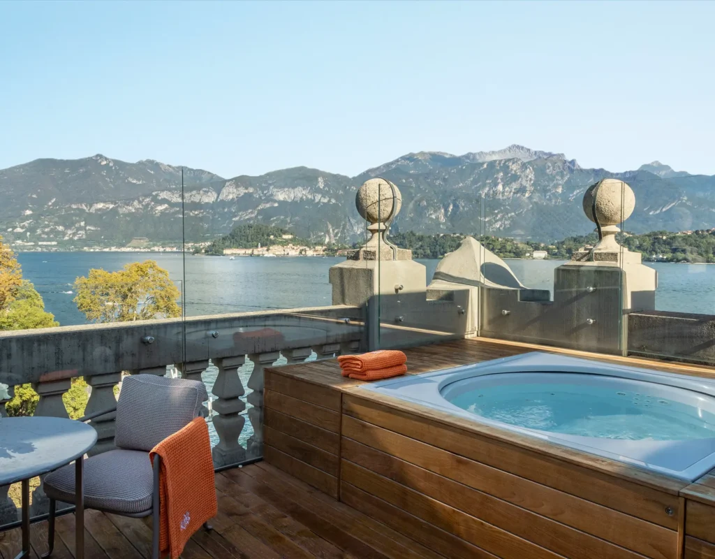Rooftop Corner Suite du Grand Hotel Tremezzo, hotel de luxe en Italie