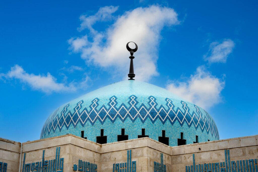 visite amman mosquée dome bleu - circuit jordanie