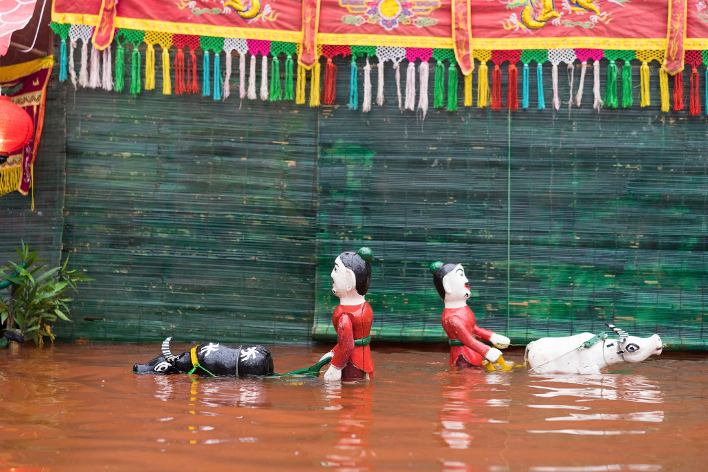 spectacle marionnettes sur eau