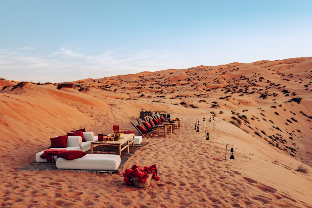 hotel luxe désert oman