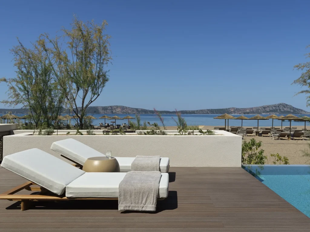 Beachront Suite piscine - W Costa Navarino Grèce