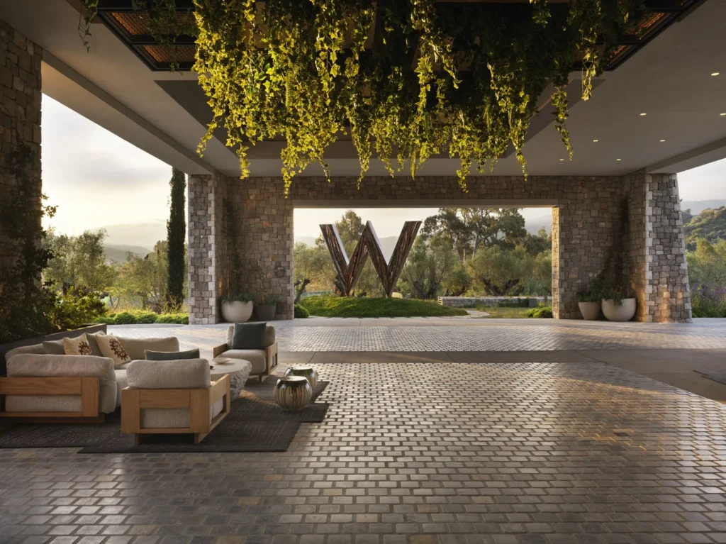 Entrée W Costa Navarino Grèce