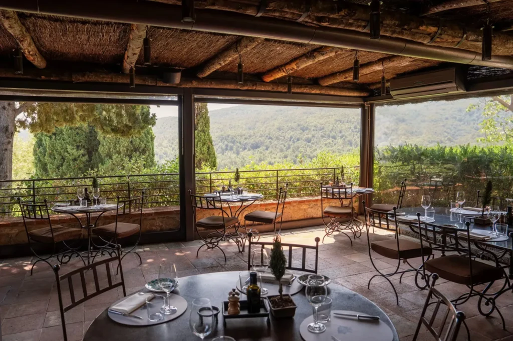 Osteria La Canonica du Rosewood Castiglion del Bosco, cuisine toscane - voyage de noces en Italie