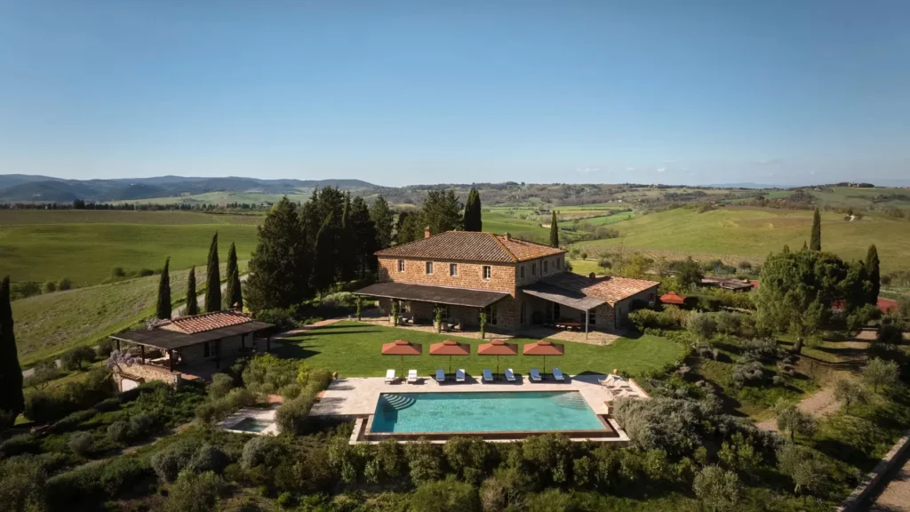 Villa Oddi du Rosewood Castiglion del Bosco avec piscine privée en Toscane - hôtel de luxe en Italie